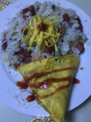 蛋炒饭甜筒的做法