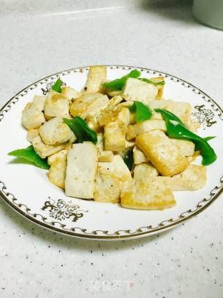尖椒烧豆腐的做法