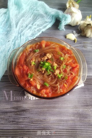 番茄肉末粉丝的做法