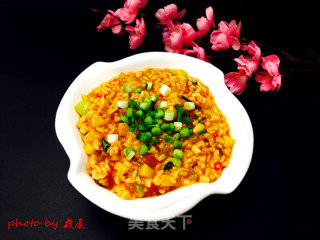 番茄青菜烫饭的做法