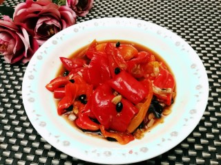 豆豉蒸红椒的做法
