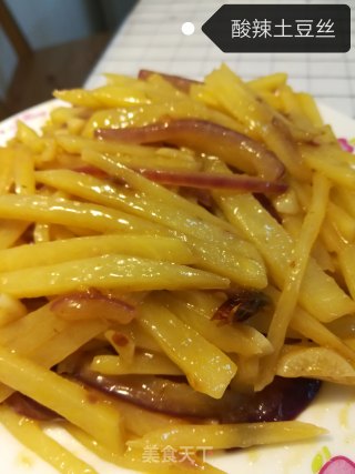 酸辣土豆丝的做法