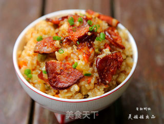 香肠土豆焖饭的做法