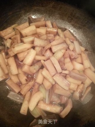 葱烧山药杏鲍菇的做法