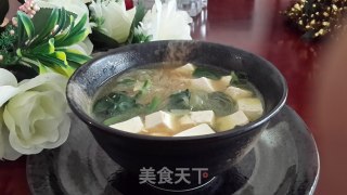菠菜粉丝豆腐汤的做法