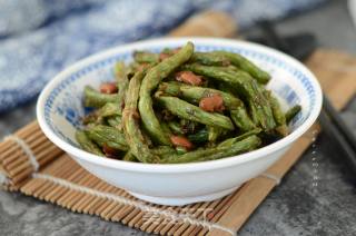 黄豆酱干煸豆角的做法