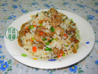 孜然羊肉炒饭的做法