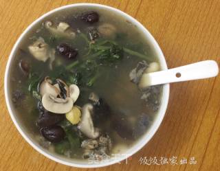 乌鸡蘑菇养生汤的做法