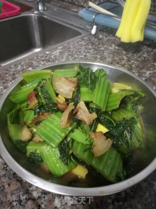 炒芥菜的做法