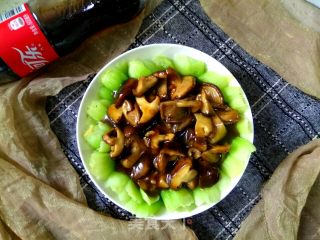 香菇烧油菜的做法