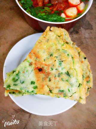 韭菜鸡蛋饼的做法