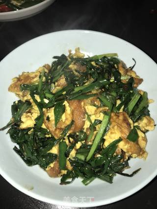 韭菜炒蛋的做法
