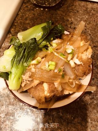 日式猪排盖饭（烤箱版）的做法