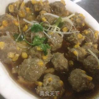 金玉羊肉丸的做法