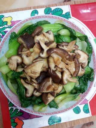 香菇扒油菜的做法