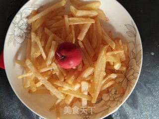 炸薯条的做法