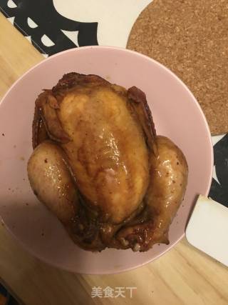 油油家的锡纸烤全鸡的做法