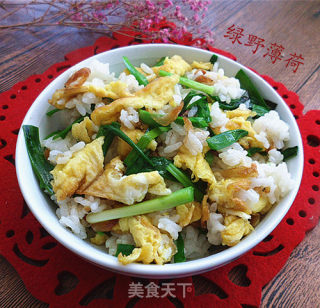 韭菜蛋炒饭