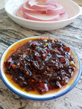蒸萝卜&红辣椒酱的做法