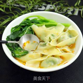油渣青菜馄饨的做法