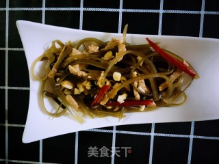 蒜蓉双丝的做法