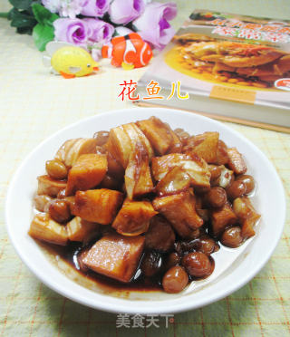 花生米烧冬笋的做法