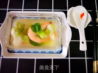 鲜虾围巾馄饨面的做法