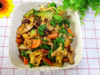 蚝油香菇炒杂蔬的做法