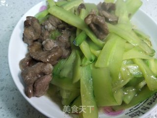 黄瓜炒肉的做法