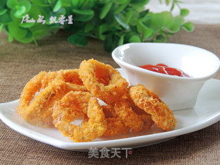 空炸鱿鱼圈的做法