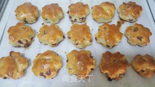 蔓越莓司康的做法