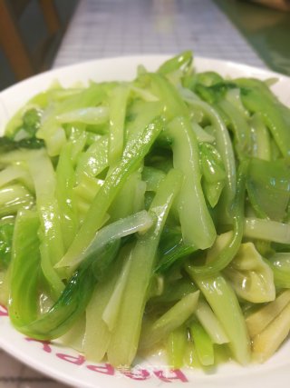 清炒芥菜的做法