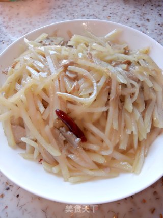 酸辣土豆丝的做法