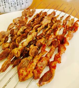 烤箱美食之烤鸡胗的做法