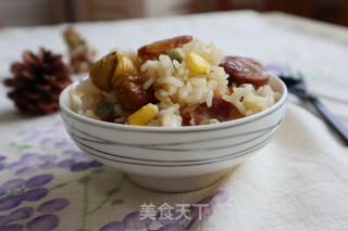【电饭煲】香肠焖饭的做法
