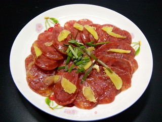 清蒸香肠的做法