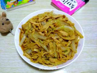 大白菜烧豆腐丝的做法