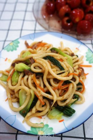 三丝乌冬面的做法
