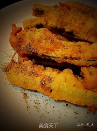 椒盐秋葵的做法