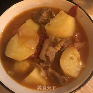 番茄土豆炖牛肉的做法