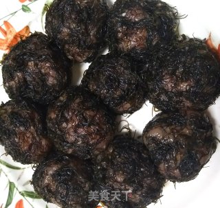 发菜肉丸的做法