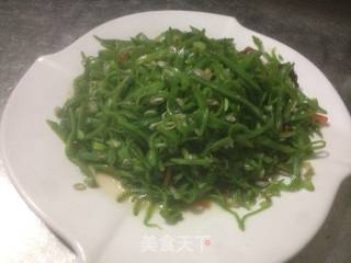 辣炒梅豆丝的做法