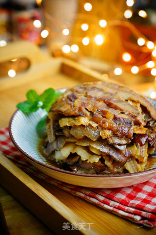 酱油肉鳗鲞合蒸的做法
