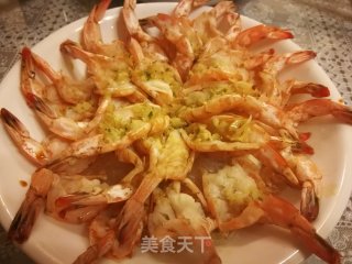 蒜蓉粉丝蒸虾的做法