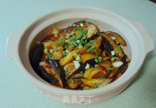 鱼滑煮茄子的做法
