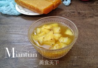 红糖桂花炖苹果的做法