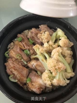 排骨煲仔饭的做法