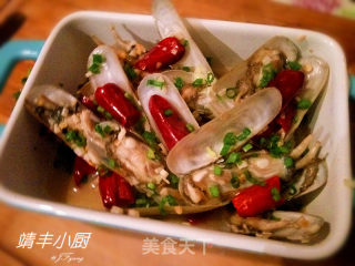 酒香蛏子的做法