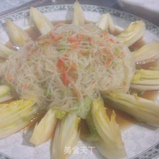 蒜蓉粉丝娃娃菜的做法