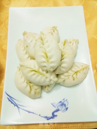 韭菜馅麦穗包的做法